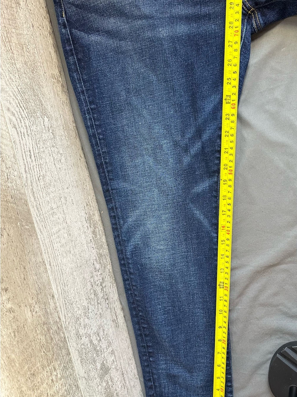 American Eagle Men's Dark Wash Slim Straight Jeans Size 38x30 - Picture 15 of 16
